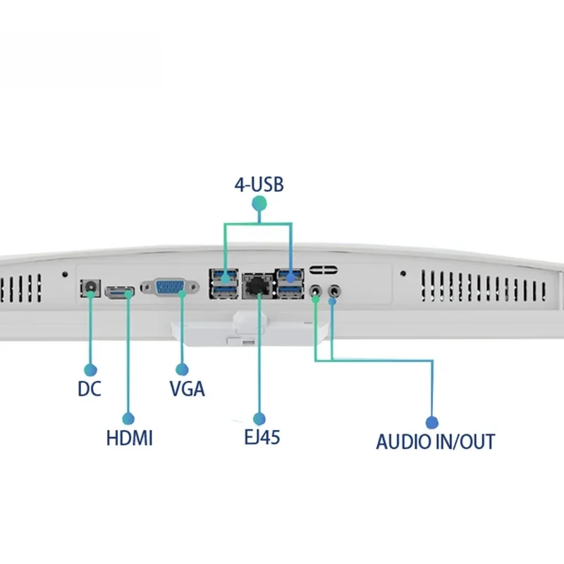 معالج الجيل الجديد I3 I5 I7 مجموعة كاملة من إعداد الألعاب المستخدمة لأجهزة الكمبيوتر المكتبية 8th Gen مناسبة الكمبيوتر الكل في جهاز كمبيوتر واحد منخفض