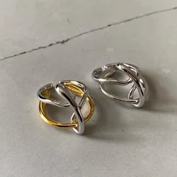 VENTFILLE 925 Sterling Silver Ring for Women Girl Gift Simple Separable Trend Fashion Versatile Adjustable Jewelry Dropshipping