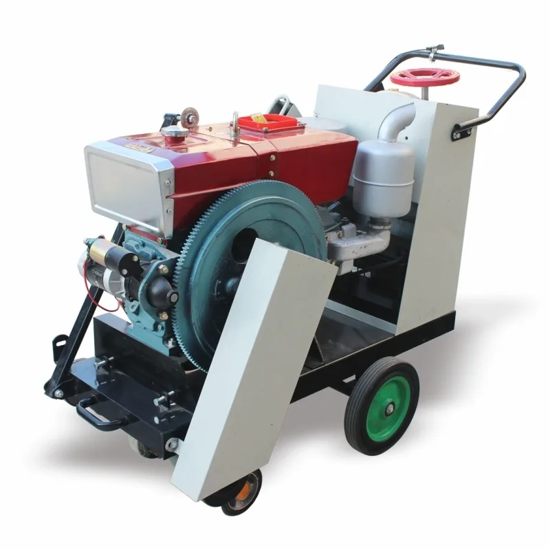 Road Cutting Machine High Speed Depth Adjustable Diamond Saw Blade Large Capacity Construction Pavement Processing Equipment