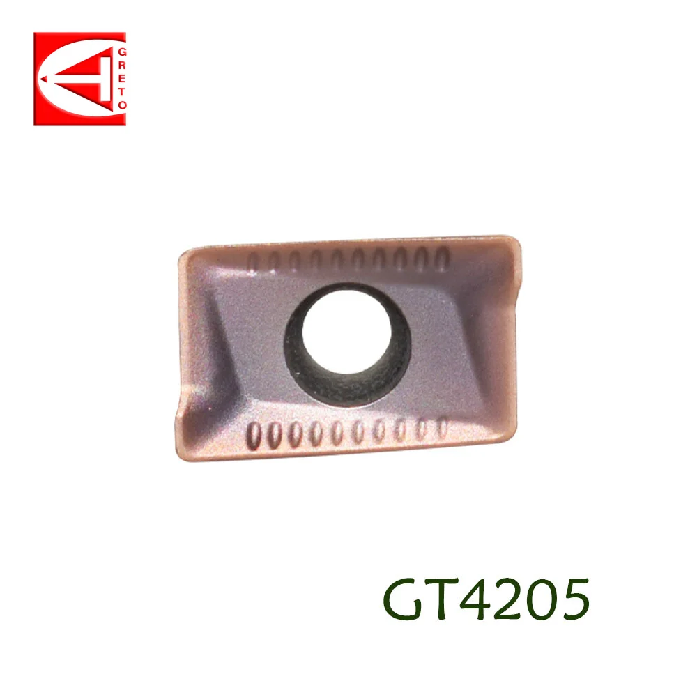 Imagem -06 - Greto-carbide Milling Insert para Aço e Cor Preta Apkt1035 Pdsr Apkt1035pdsr Apkt 1035 Pdsr Gt4202 Aço Inoxidável