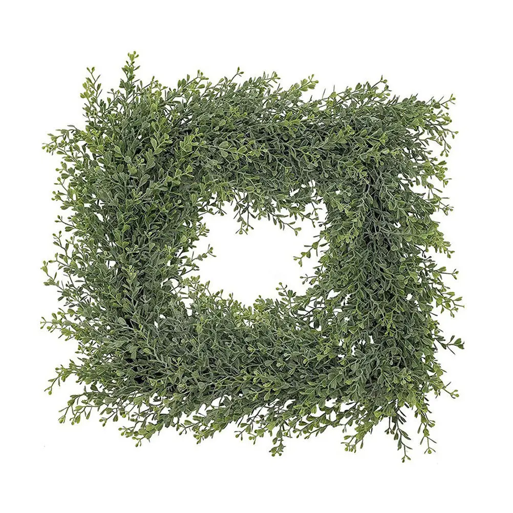 

4Pcs Metal Wreath Frame Square Iron Floral Hoop for DIY Flower Arrangements Holiday Wedding Party Decoration Garland