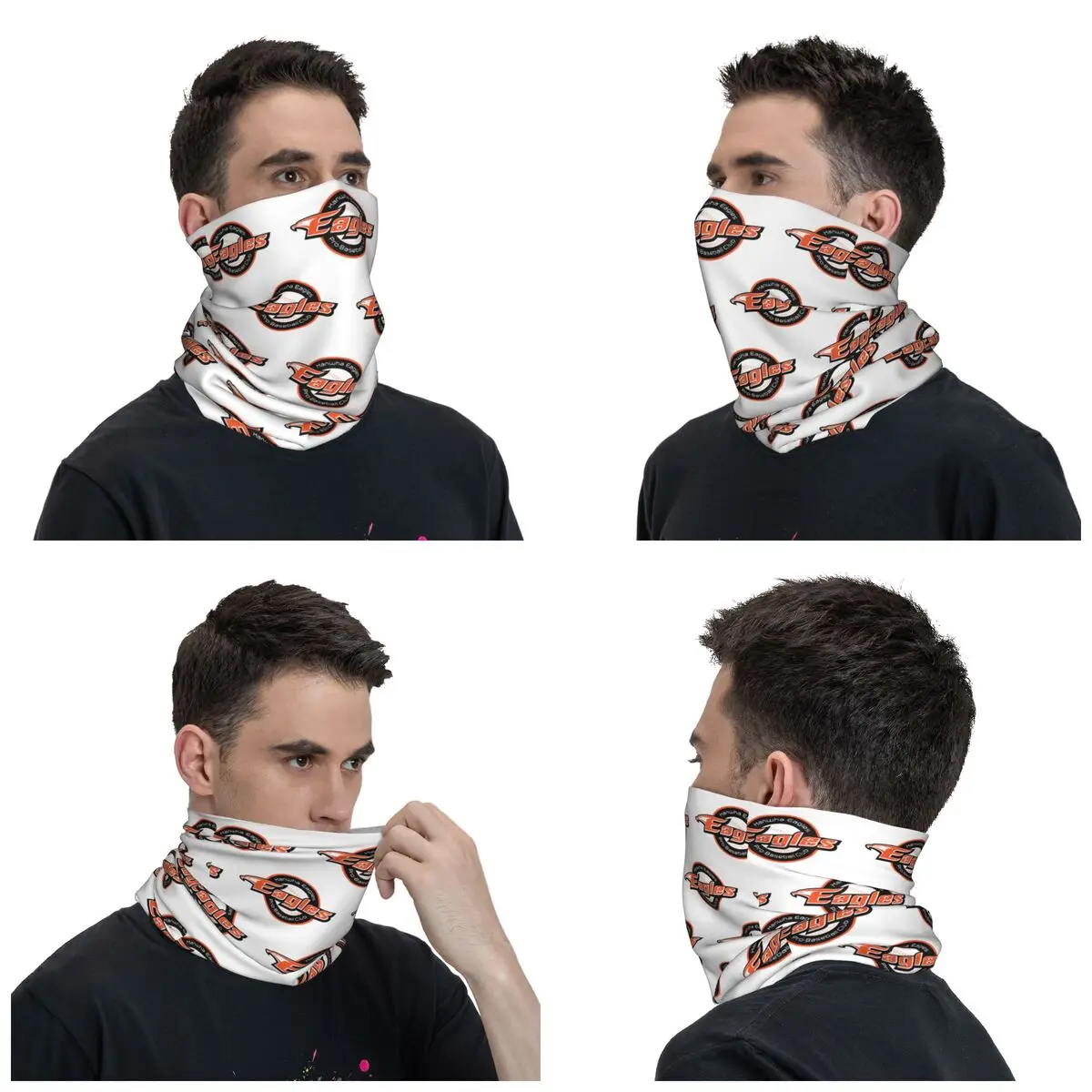 Hanwha Eagles Baseball Team Sport Lover Bandana Neck Gaiter Printed Balaclavas Mask Scarf Cycling Riding Unisex Adult Windproof