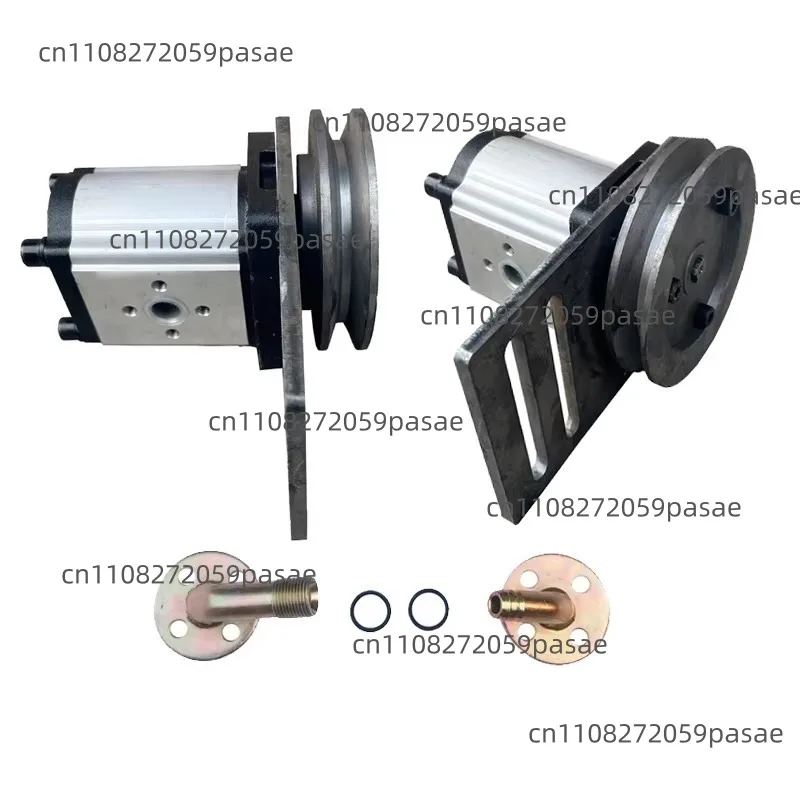 Ultra-thin narrow-sided gear pump seat 306/310 belt wheel hydraulic oil pump