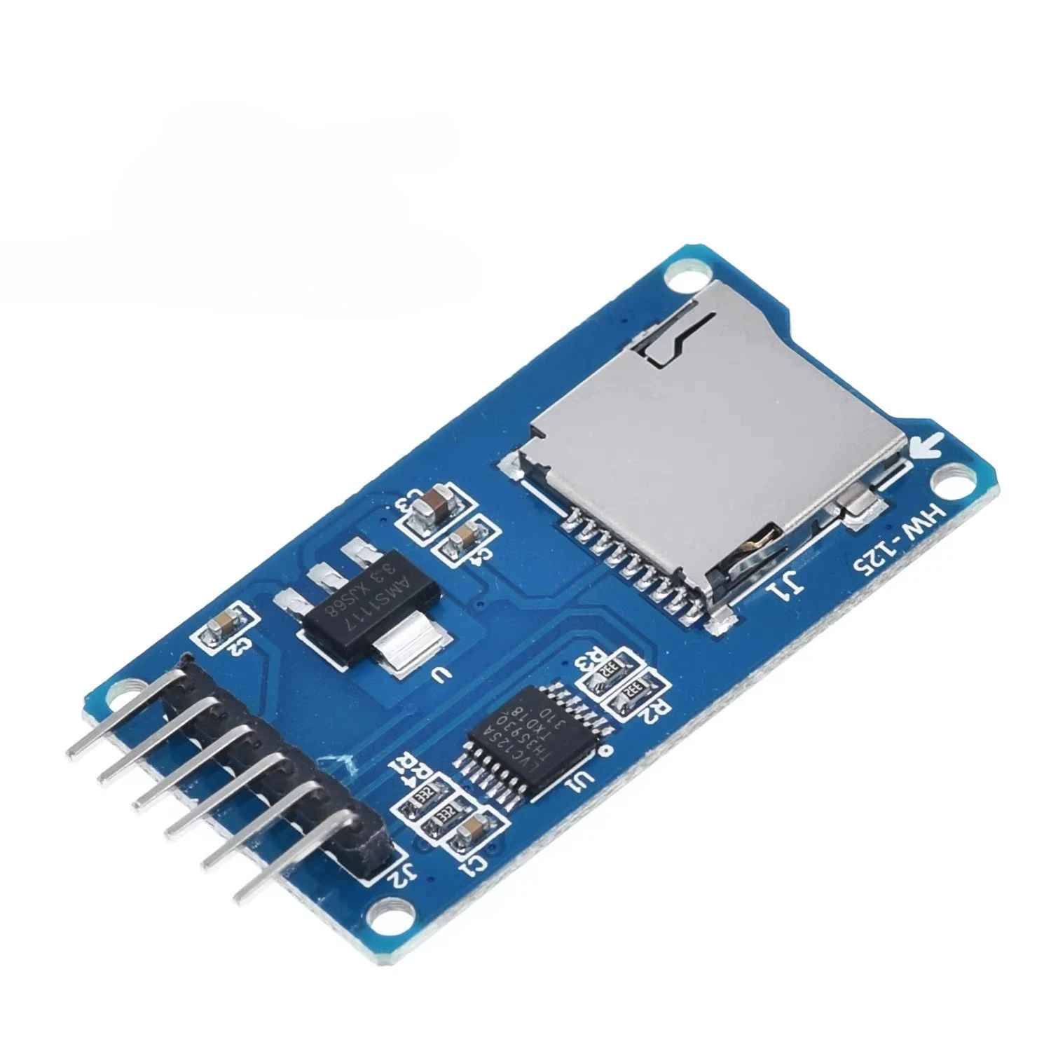 1/3/5PCS Micro SD Card Module TF Card Reader/writer SPI Interface with Level Conversion Chip