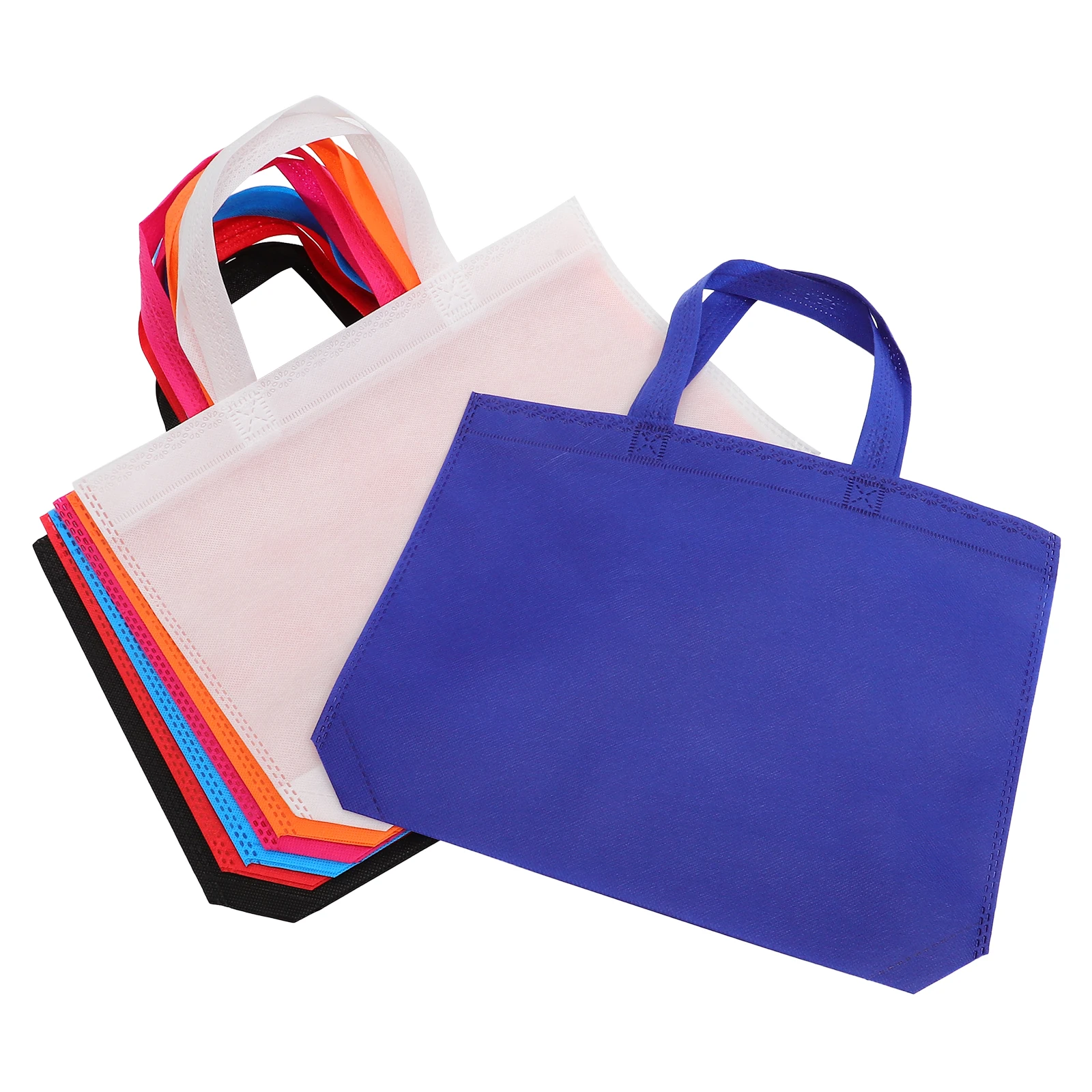 

Tote Bag Canvas Handbag Reusable Favor Party Bags Party Favor Bags With Nonwovens Handbag Handles Storage Christmas