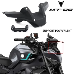 NEW Motorcycle Accessories Support Polyvalent Windshield Front Windshield Wind Deflector For YAMAHA MT 09 MT-09 SP 2024