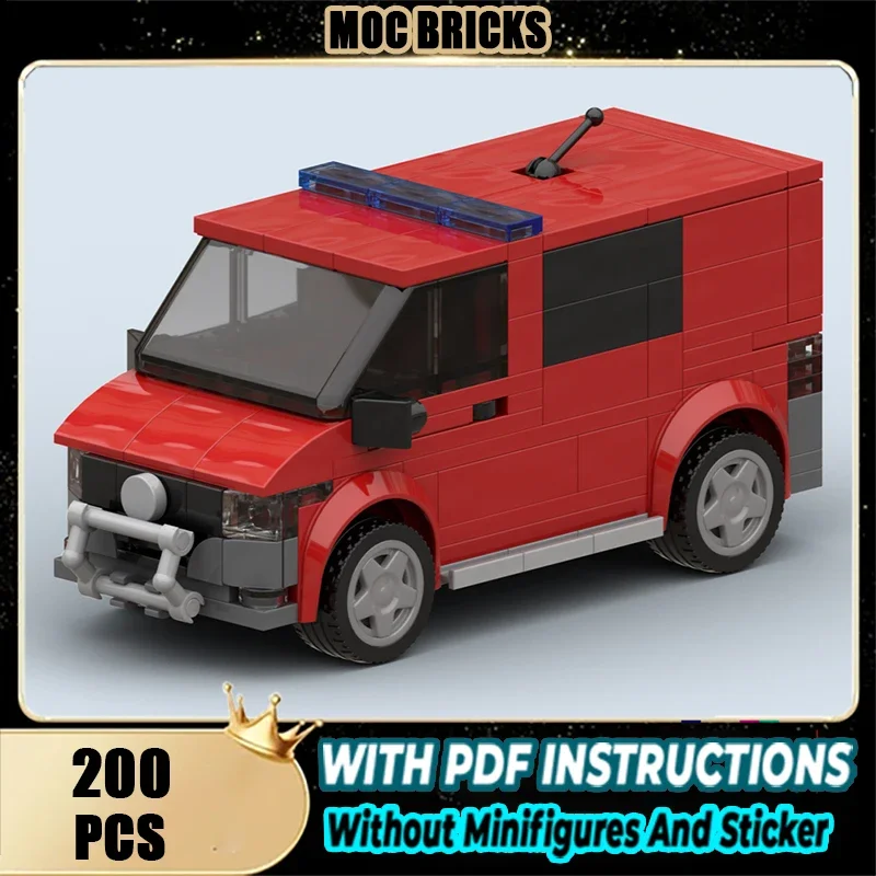

Moc Building Blocks Голландский Fire Chief Van Технология Модульные кирпичи Модель Подарки Рождественские игрушки Наборы «сделай сам» Сборка!