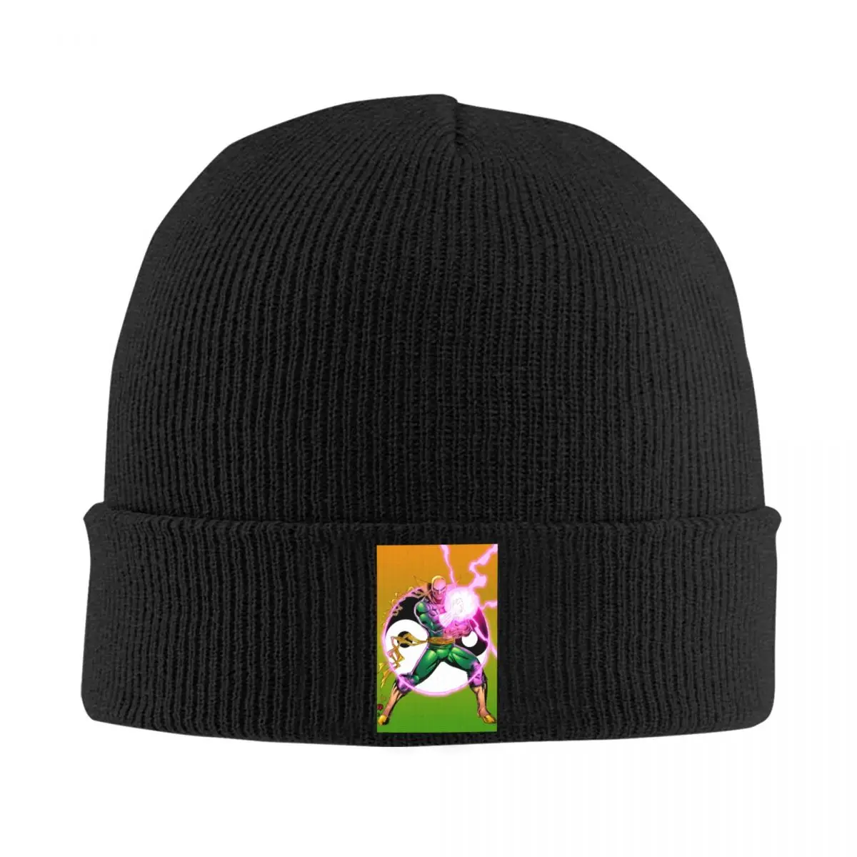 Bonnet Hats Marvels Iron Fist Men Women's Thin Hat Purple Fight Autumn Spring Warm Cap Design Skullies Beanies Caps