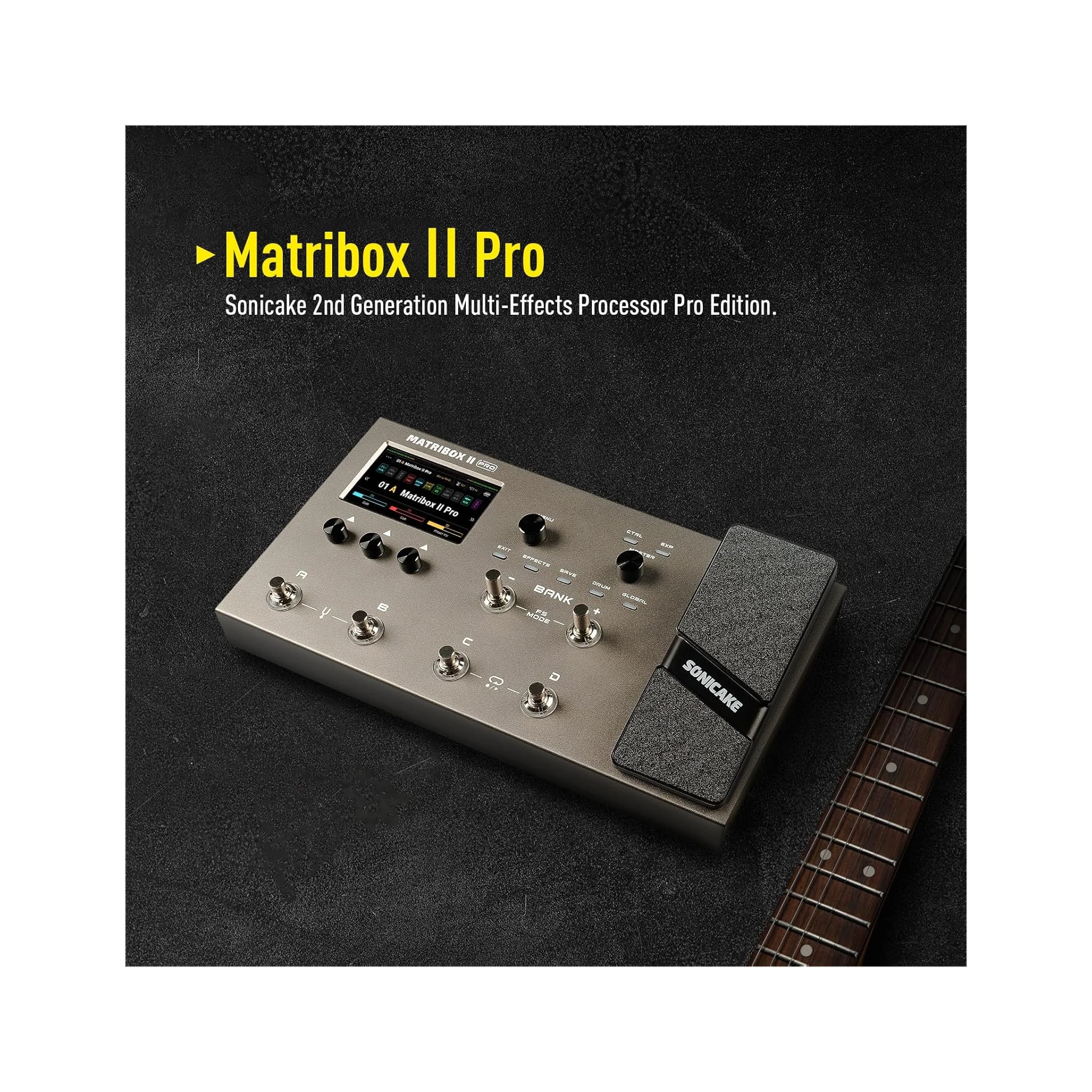 Sonicake Matribox II Pro/Matribox 2 Pro/Matribox Pro Multi-effect Pedals Guitar Processor Electric Guitar Effects Pedal For Gray