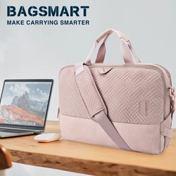 Laptop Bag case BAGSMART 13.3 14 15.6inch Anti-fall Notebook Bag for Macbook Air Pro 13 15 Computer Shoulder Handbag Briefcase