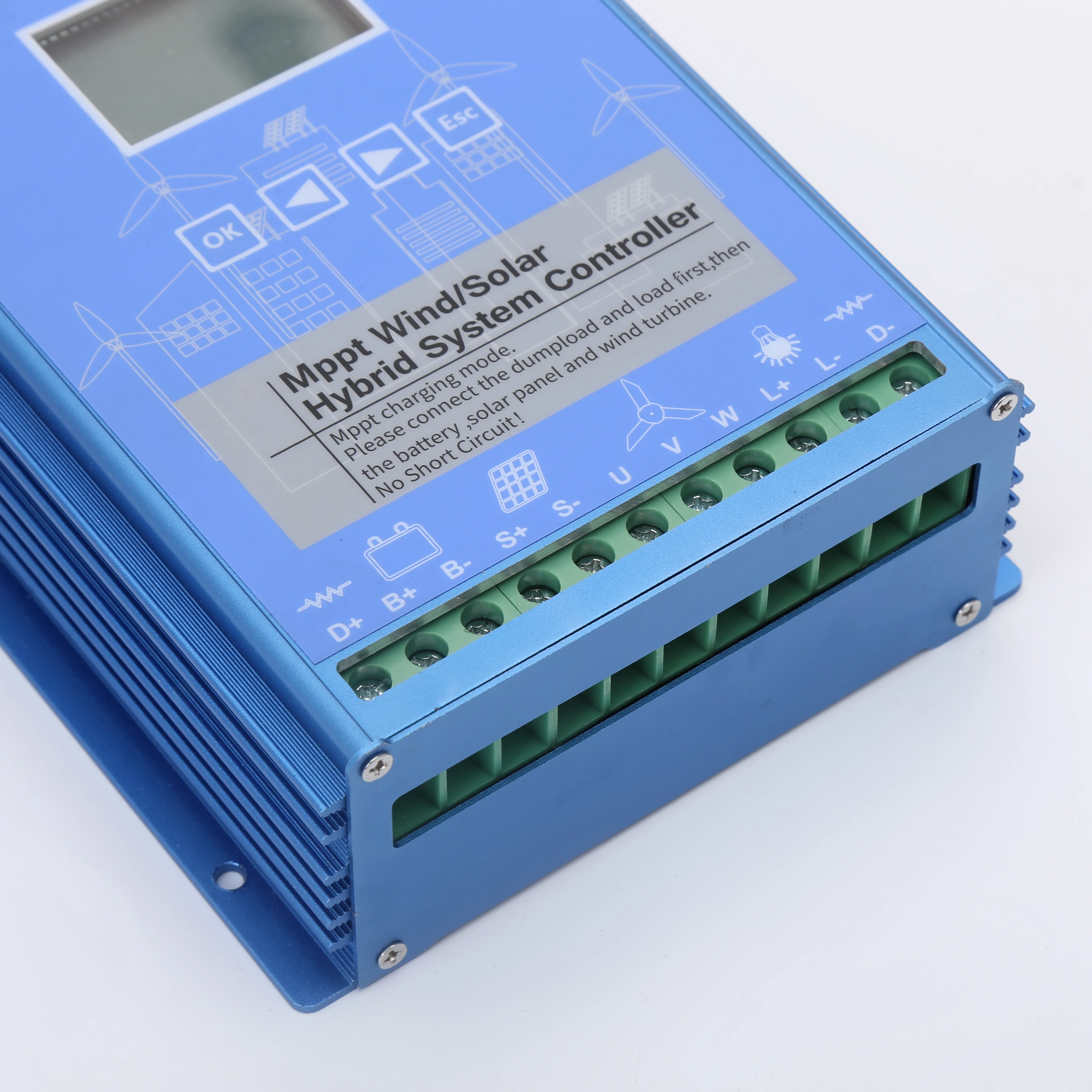 DC Output Wind Solar Hybrid System MPPT Charge Controller 15000W 20KW for Wind Turbine Generator Solar Controller with Dump Load