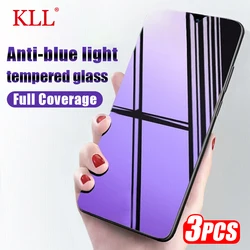 3PCS Anti Blue Light Glass for Samsung S20 S21 FE A52 A32 A72 A12 A22 A02S A21 Screen Protector Samsung A51 A71 A13 A33 A73 Film