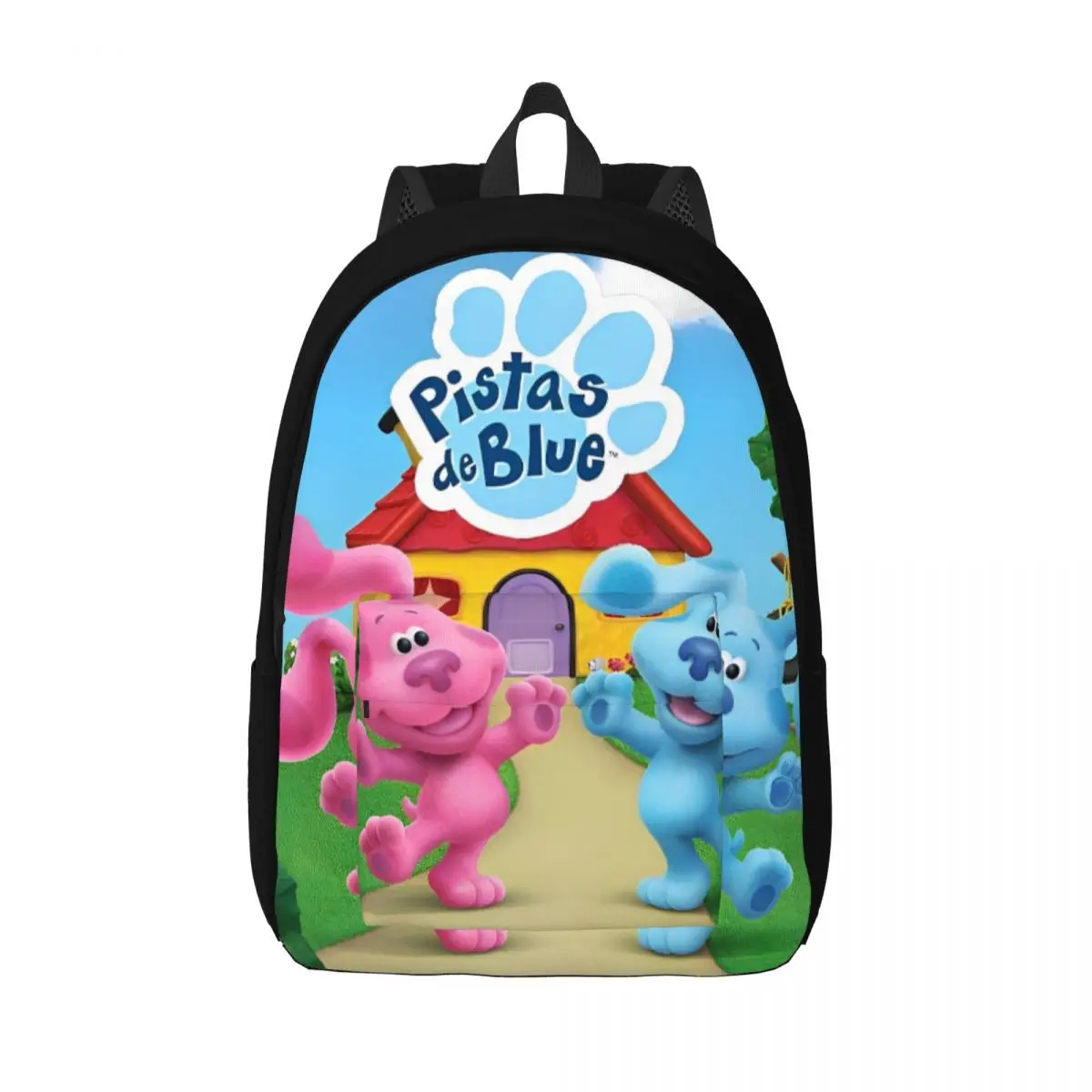 

Рюкзак Blue's Clues для мужчин и женщин, крутой студенческий рюкзак для пешего туризма, путешествий, рюкзак с героями мультфильмов, холщовые сумки для ноутбука и компьютера, подарок