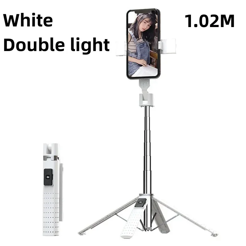 P04 100CM Selfie Stick Tripod Multifunction Mobile Phone Holder with Bluetooth Control Holder for Smartphones