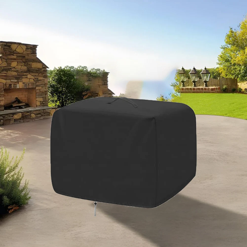 Robotic Lawn Mower Cover 78x56x36cm Waterproof 210D Oxford Dustproof UV With Drawstring Handle For Garden Outdoor