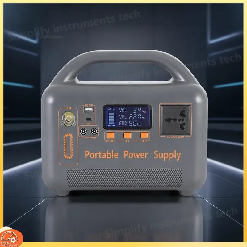 400W Portable Power Station 192Wh LiFePO4 Battery Solar Generator 220V AC USB C PD Fast Charging for Camping Outdoor Home