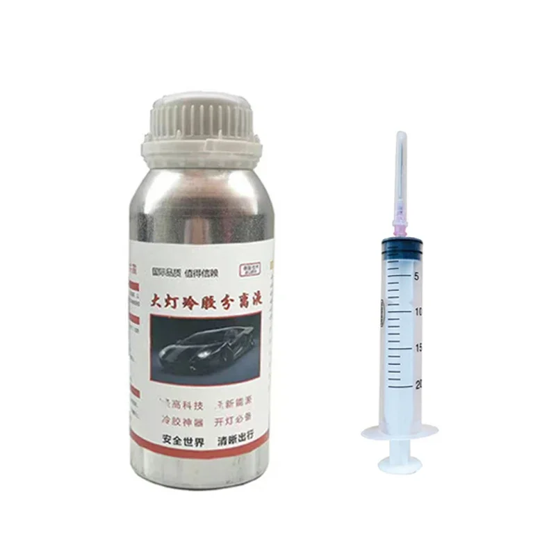 500 мл жидкость для удаления автомобильных фар, разделительная жидкость для стеклянных линз, холодный клей для фар, жидкое восстановление, восстановление автомобильных светильников