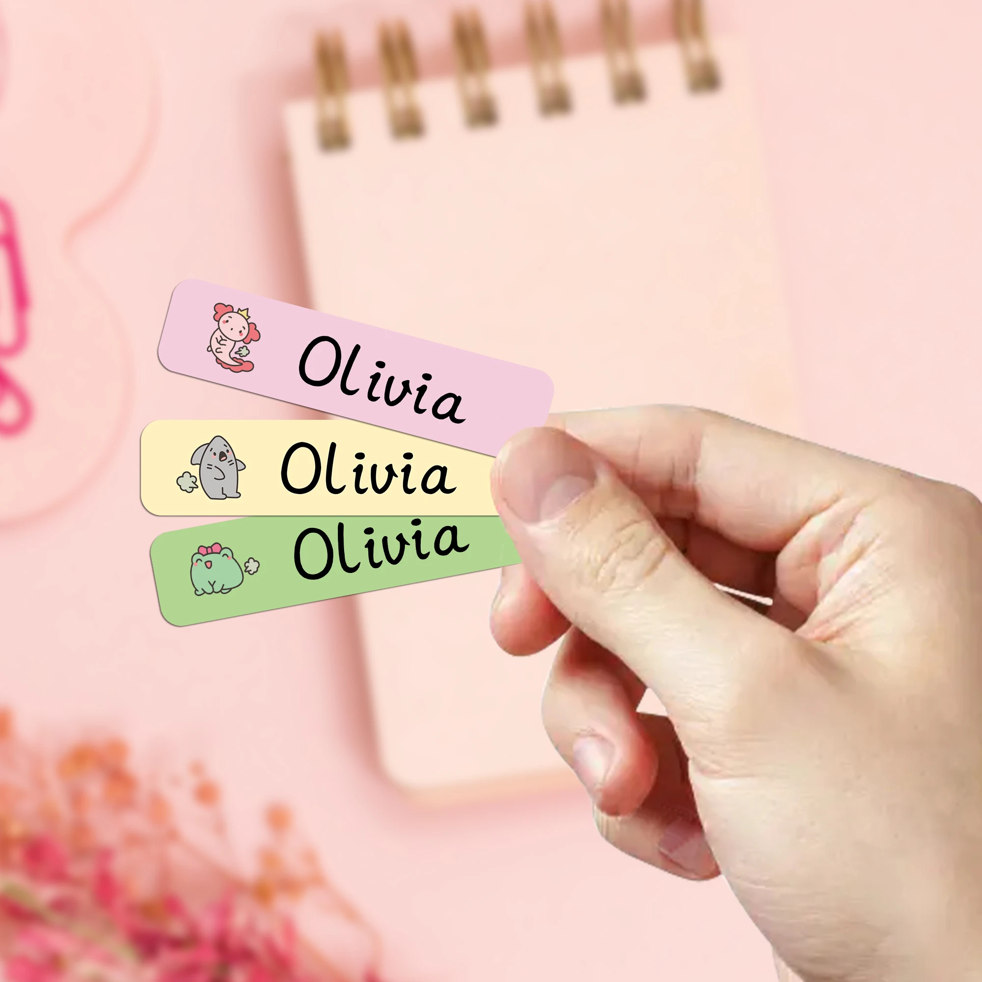 126/168pcs animals Custom Bottom Stickers Personalized Tag Personalized Label Personalized Patches Personal Office Supplies
