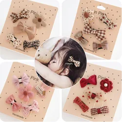 New Design Mini Bow Hairgrips Baby Cartoon Hairpin Children Boutique Barrettes  Girls Kids Hair Accessories 0-6month TZ12