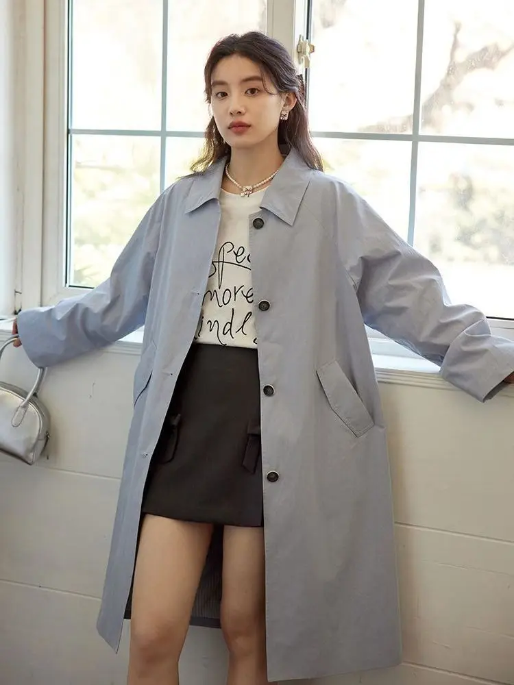 Trench-Coat ample et décontracté pour femmes, nouvelle collection printemps et été