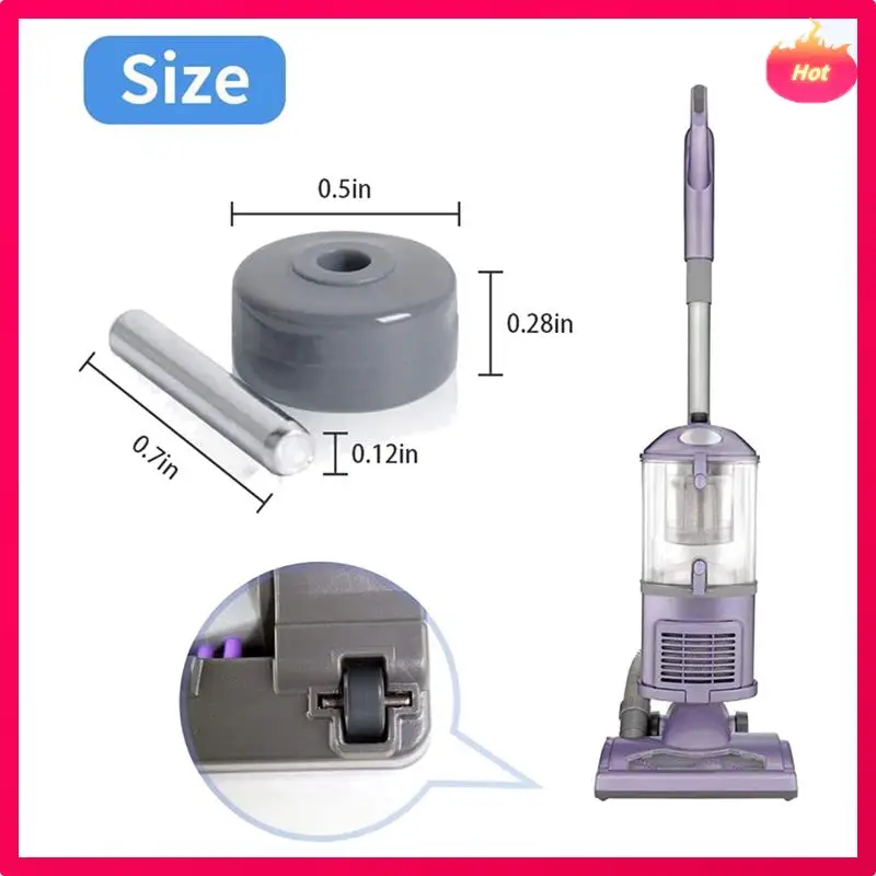 Par de ruedas de repuesto AD-6 para aspiradora Shark aptas para modelos NV350 NV351 NV355 NV356E NV500 NV501