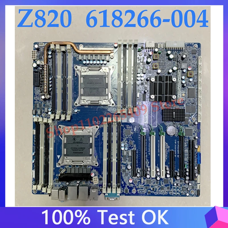 

618266-004 708610-001 708610-601 High Quality Mainboard For HP Z820 Workstation Motherboard PCB REV1.03 100% Full Working Well