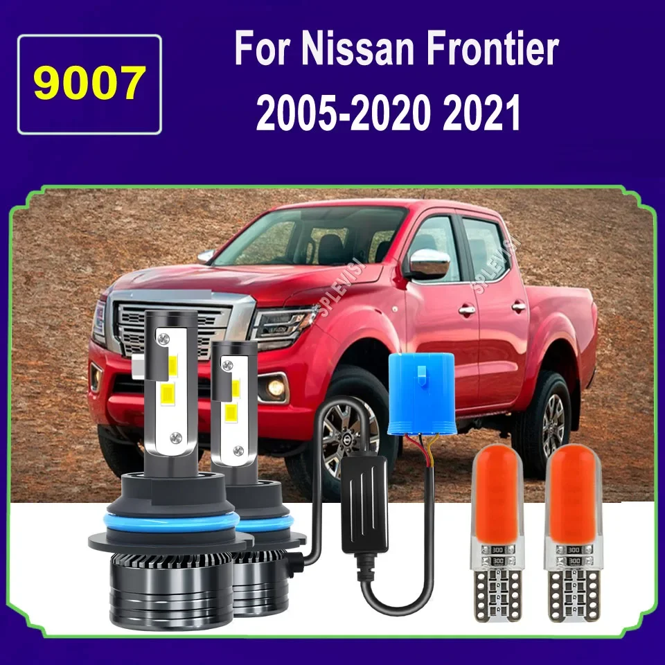 9007 HB5 LED 180W Headlight Kit -  Customizable Lighting Angles For Nissan Frontier 2005 2006 2007 2008 2009 2010 2011 2012-2021