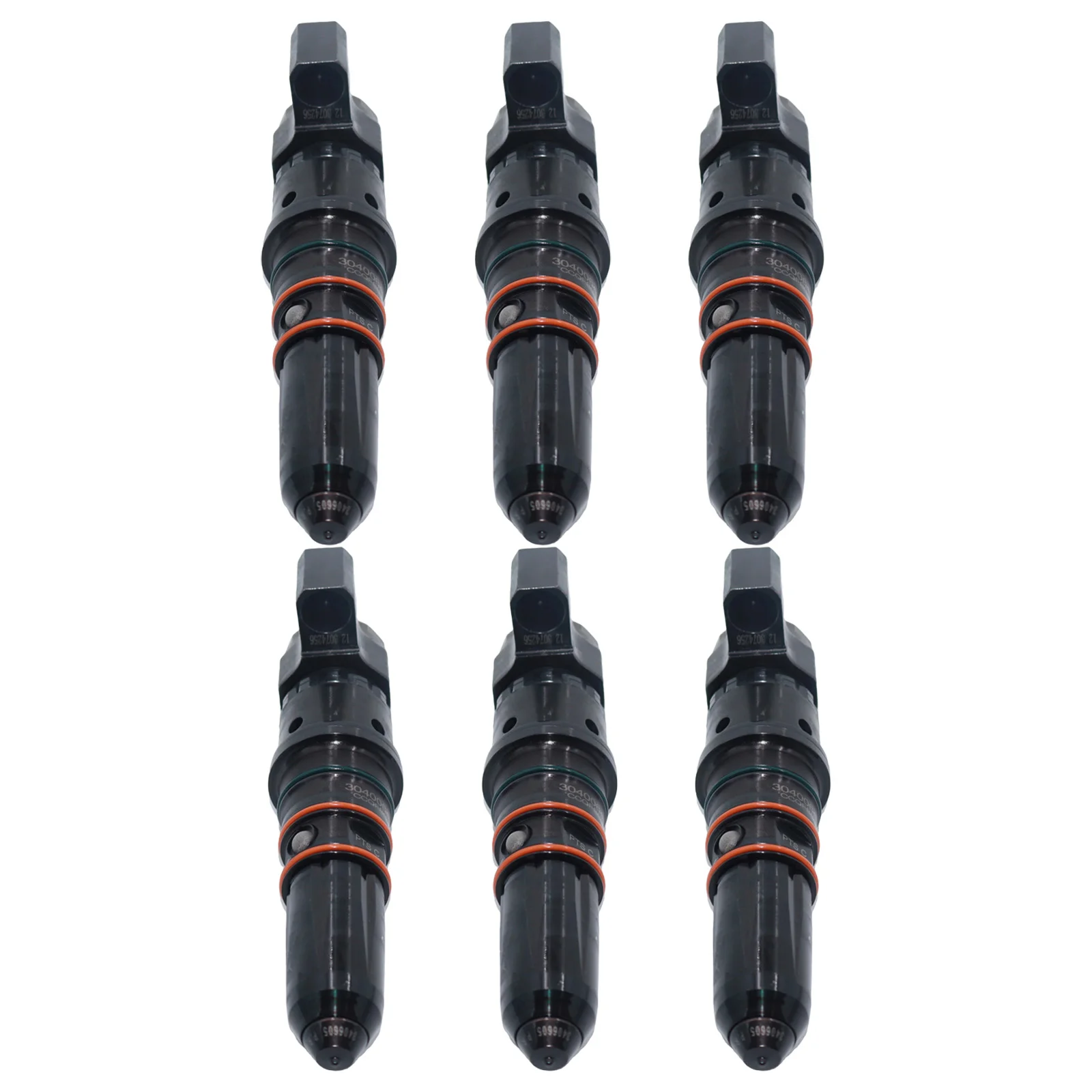6PCS Fuel Injector 3406604 For Cummins M11 QSM11 ISM11 Engine