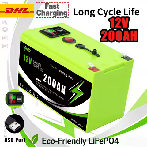 Ultra-Long Life Lithium Battery 12V 200Ah LiFePO4📱Battery with Low-Temp Cutoff📲 Built for Solar Battery Camping&amp;Off-Grid Power