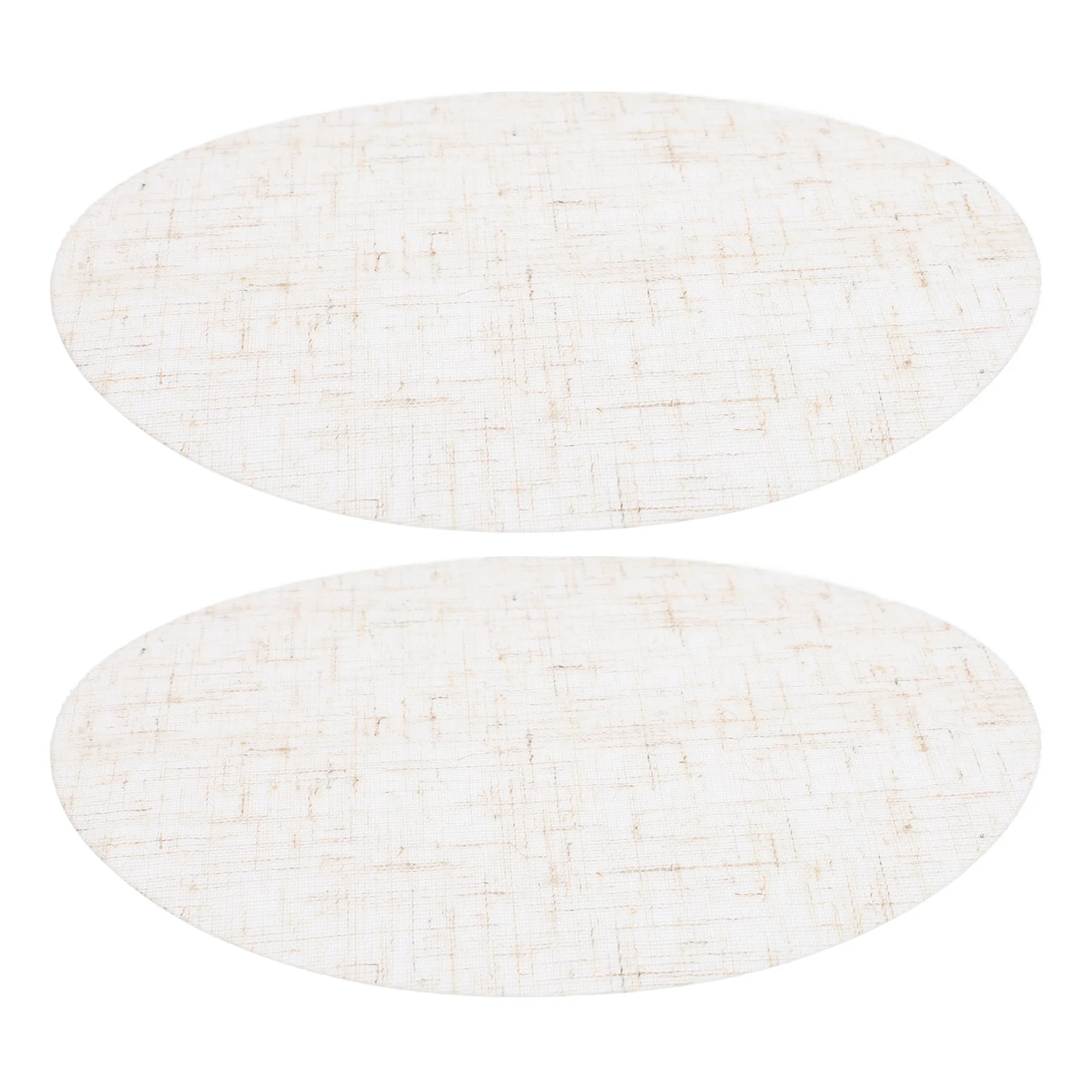 

2pcs Lampshade Beige Ceiling High Temp Cloth Clear LED Diffuser Cover Fabric Soft Glare Proof Lampshade Light