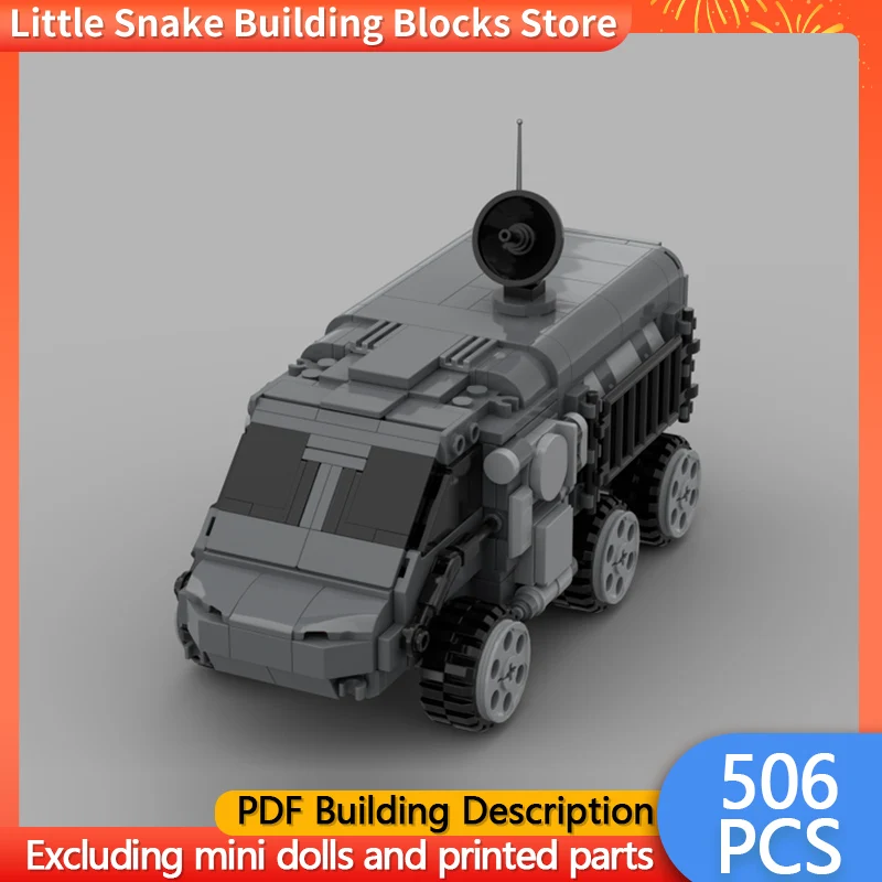 Popular Movie City Car Model MOC Building Bricks L8P Survey Tracker Modular Technology Gifts Holiday Assemble Children Toys Suit