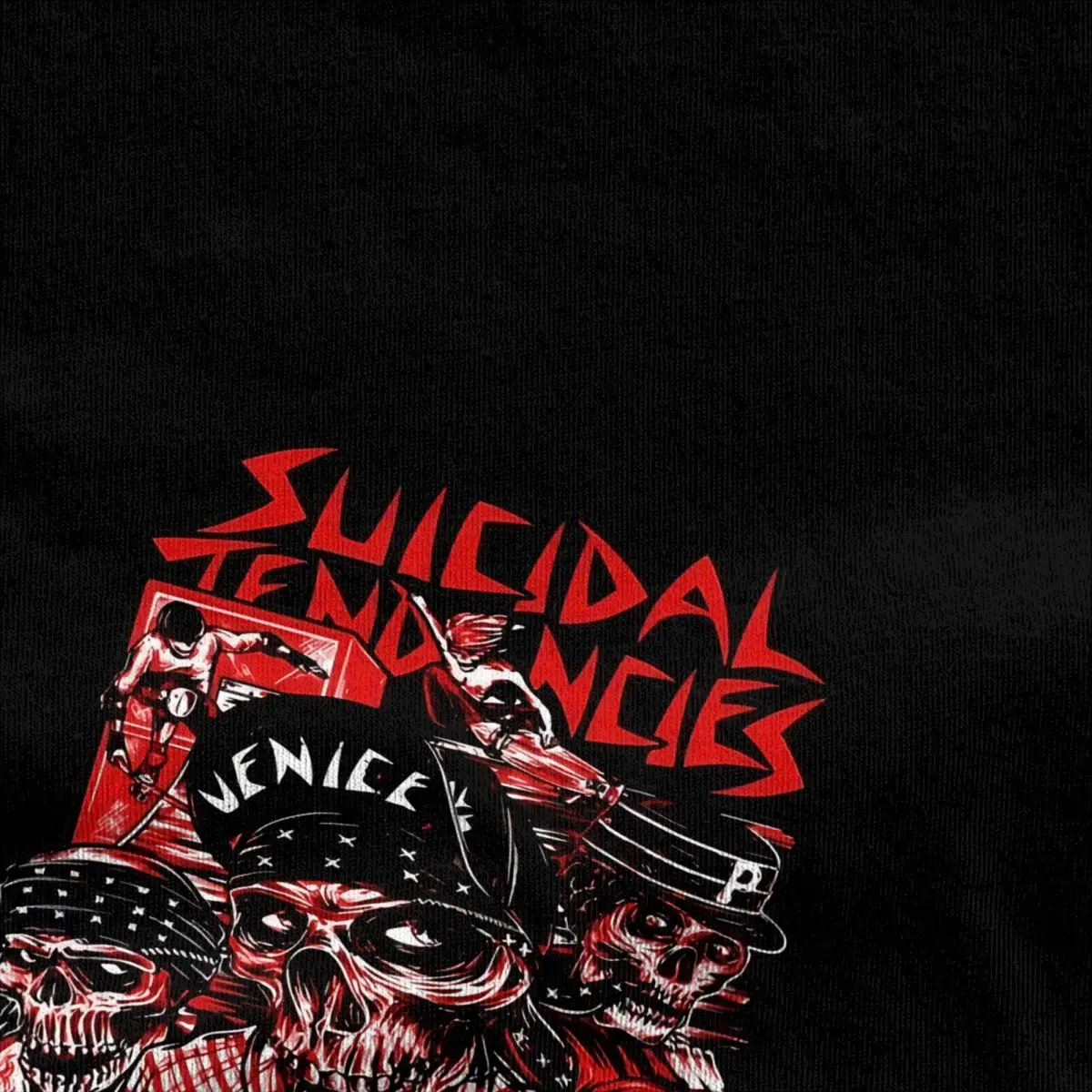 Suicidal Tendencies Band Men Women\'s T Shirts Heavy Metal Cool Tee Shirt Short Sleeve Crewneck T-Shirts 100% Cotton All Seasons