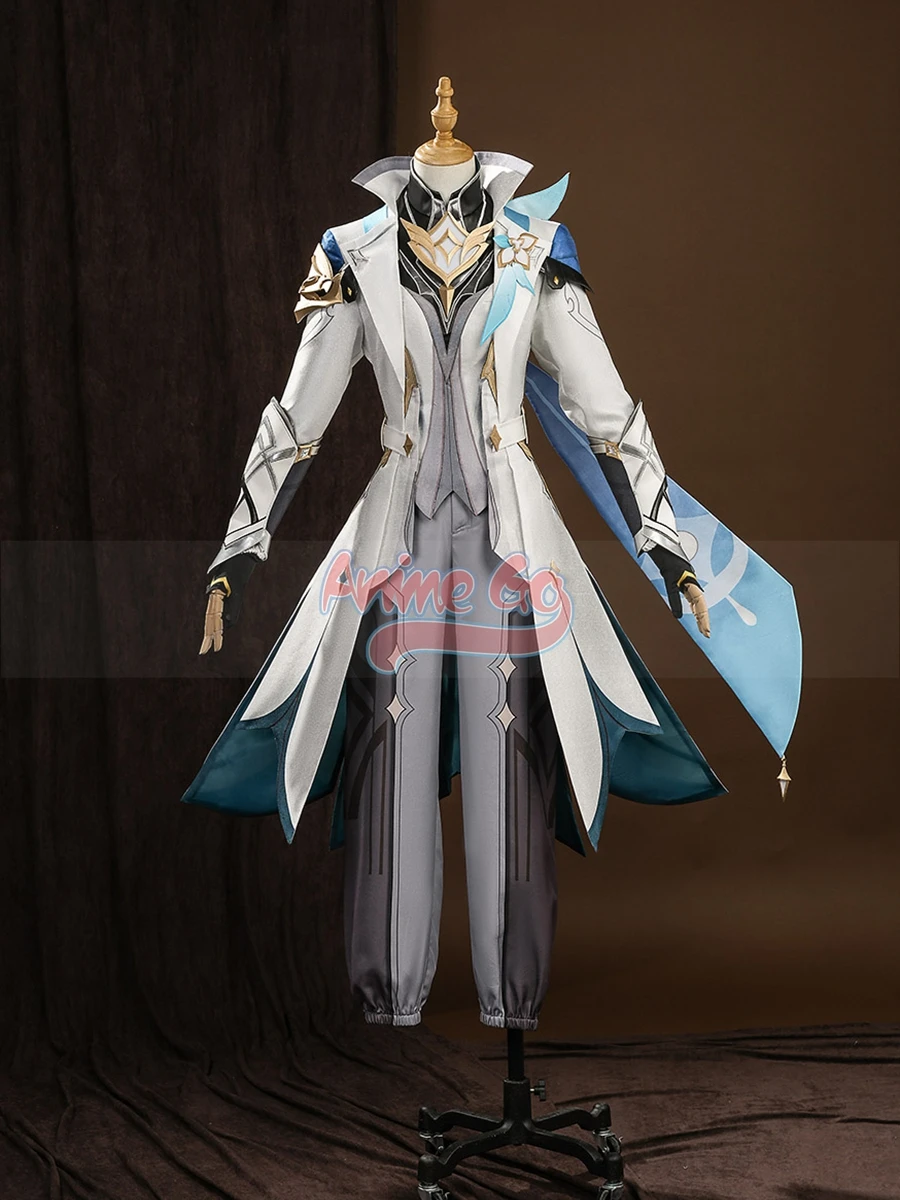 

Genshin Impact Aether Cosplay Costume Game New Skin Women Clothes for Halloween Party