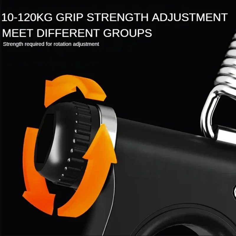 Display Hand Grip Strengthener,Portable Wrist Exercise Equipment For Hand Finger Strength Training Rehabilitation Relaxation image 3