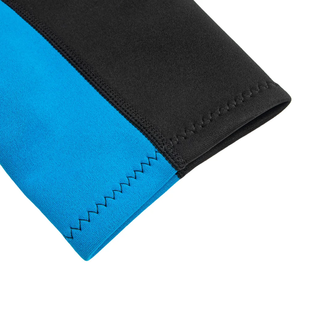 Herren-Neoprenanzug, 3 mm Neopren, kurzärmelig, einteilig, Frühlings-Tauchanzug, hinten, Reißverschluss vorne, Surfen, Tauchen, Schwimmen, Schnorcheln, Kajakfahren – Detail 5