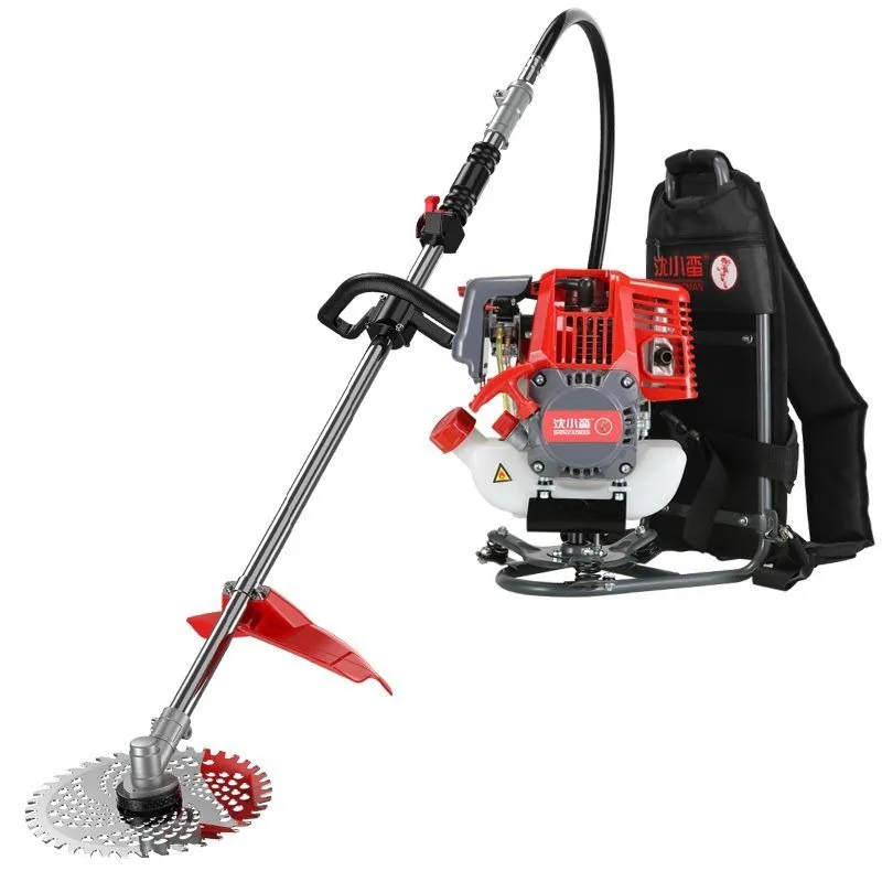 Knapsack four-stroke household small weeding, weeding, cutting and weeding machine