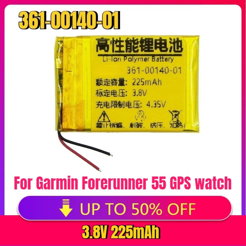 New Watch Battery 361-00140-01 For Garmin Forerunner  55 158 GPS watch Replacement Batteries for Smart Sports Watches+ Tools
