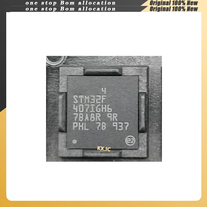 1 PÇS/LOTE STM32F407IGH6 STM32F407I M32F07IGH6 BGA Estoque NOVO Original