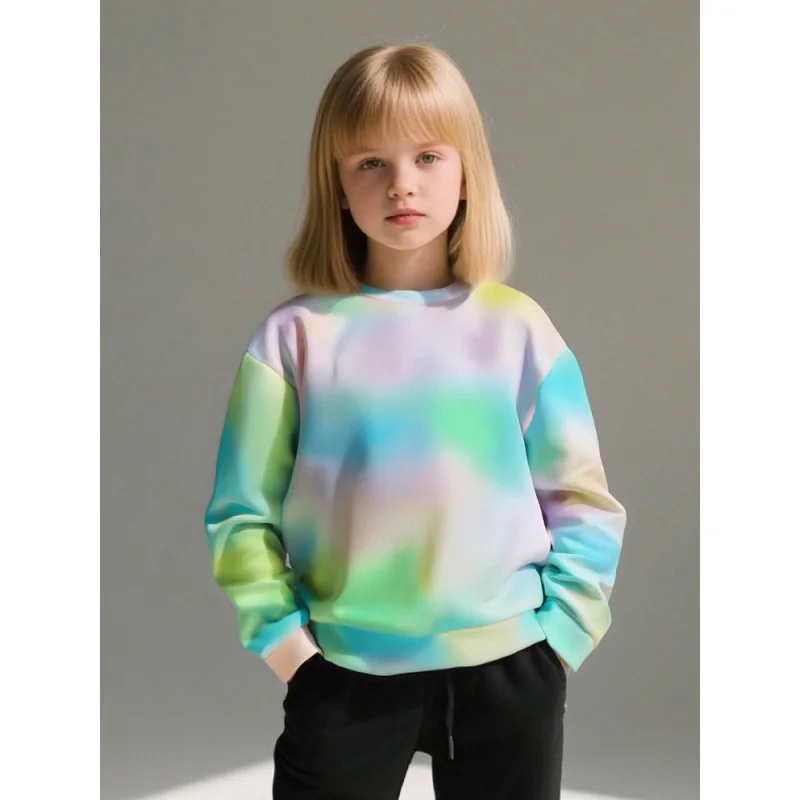 2025 Best-Selling Tie-Dye Color-Blocked Sweatshirt - Hot Fashion Item