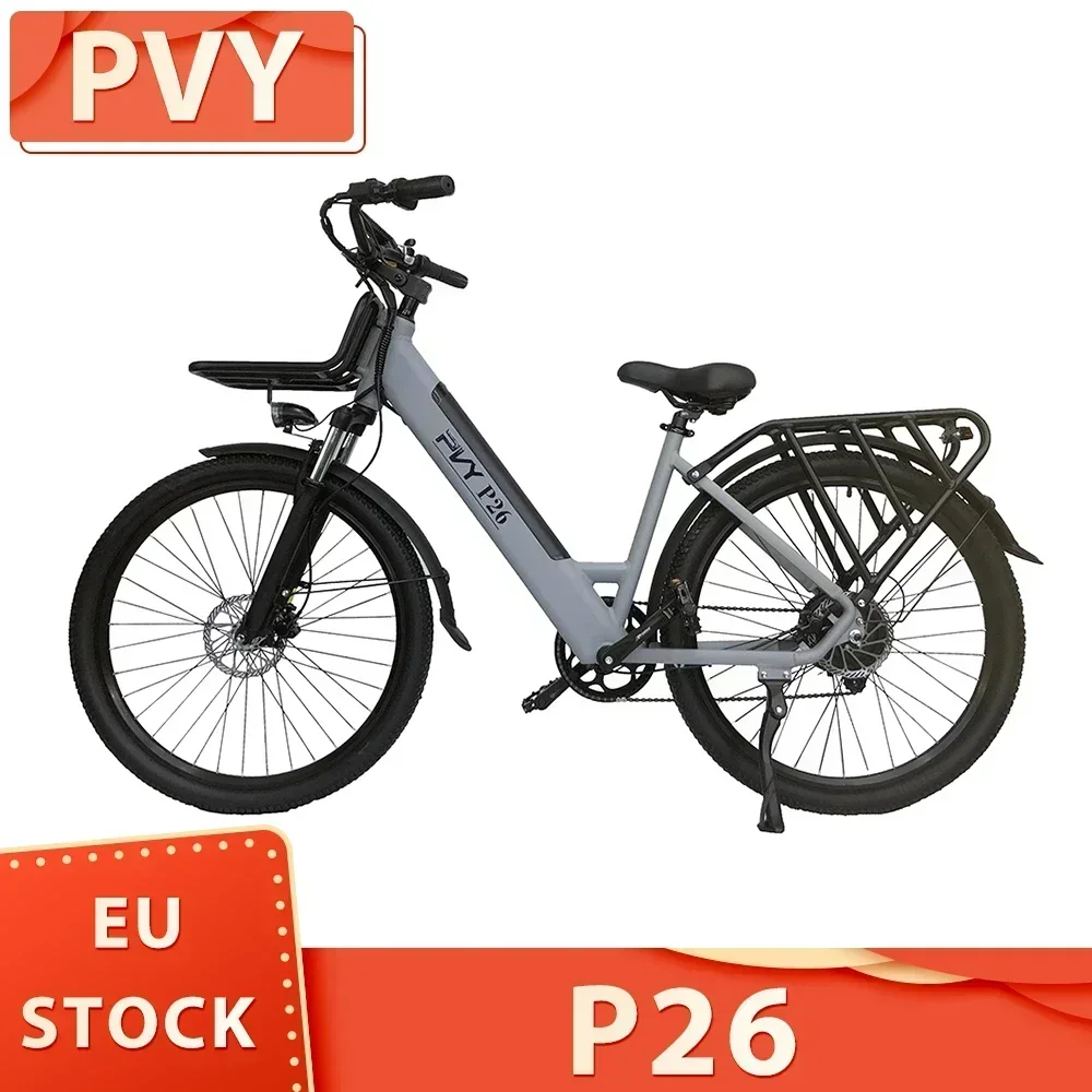 PVY P26 Electric Bike 27.5 Inch Tires 750W Motor  E-Bike 48V 11.6AH Battery EBike 100km Max Range Hydraulic Brake LCD Display