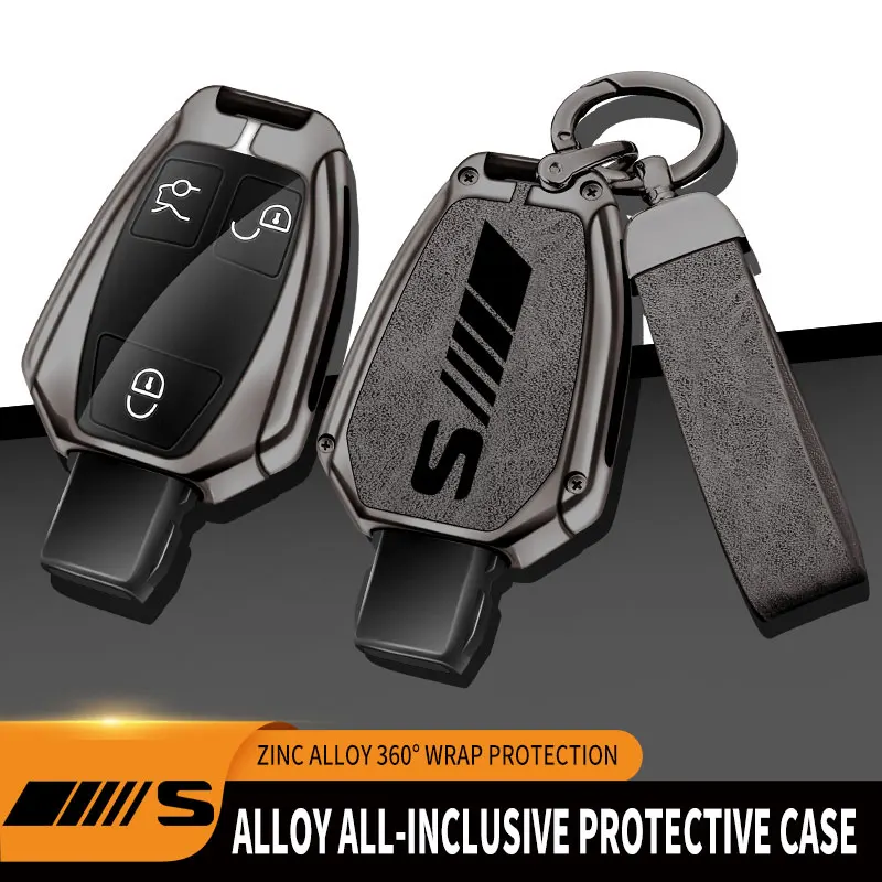 

Zinc Alloy Car Key Case For Mercedes S450L S500L S350L Remote Control Protector For Mercedes Benz S Class Key Accessories