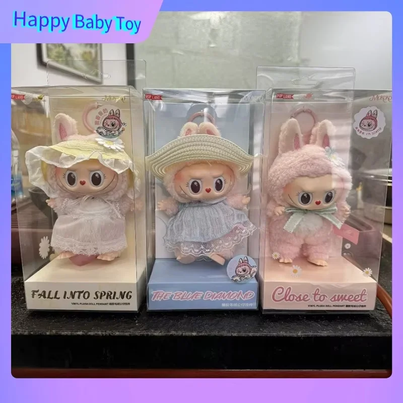 

17cm Labubu Mokoko Sweetheart Series Blind Box Amusement Park Limited Edition Desktop Ornament Backpack Pendant Toys Gift