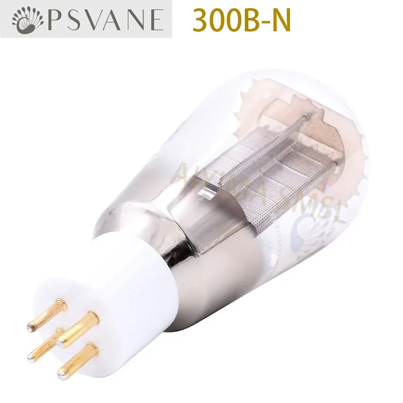 PSVANE 300B-N Vacuum Tube Replaces WE300B E-300B 300B-TII A300B 300B Series Eggplant Screen Gold Feet Audio Valve Matched Quad