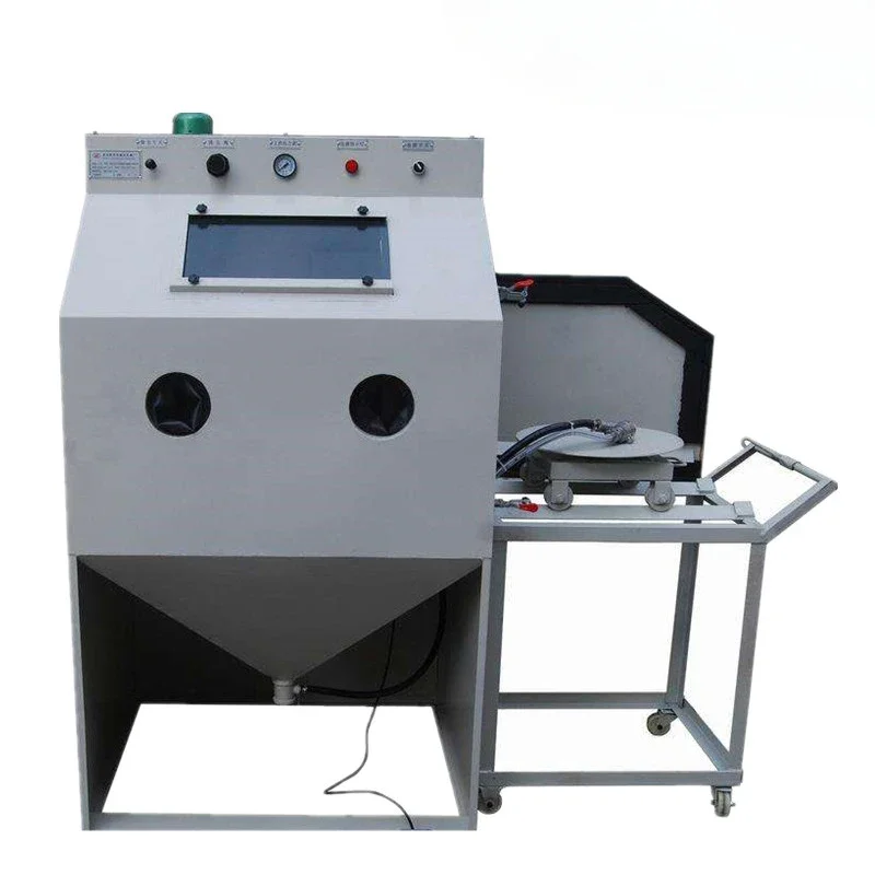 Portable high-pressure water sandblasting machine for rust removal