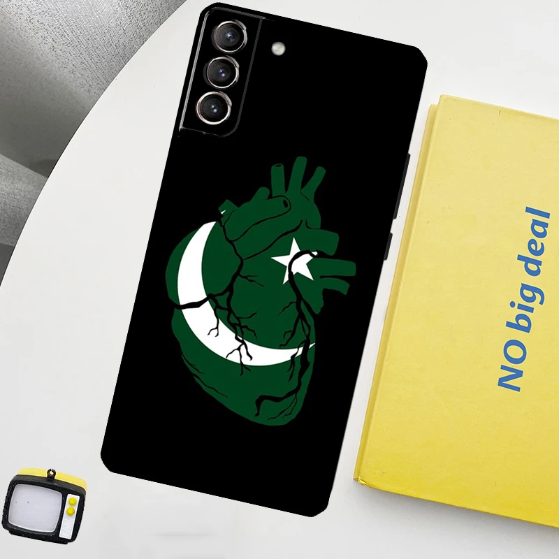 Pakistan Passport Flag Case For Samsung Galaxy S23 FE S22 Ultra S20 S21 FE S8 S9 S10 Plus Note 10 20 Ultra Cover