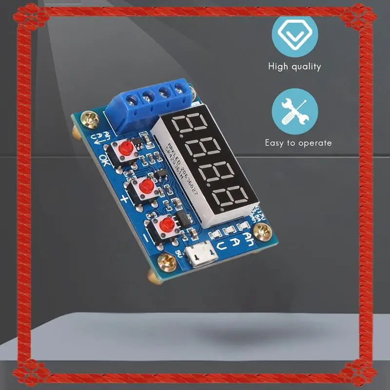 

24-Hour Delivery ZB2L3 Battery Tester LED Digital Display 18650 Lithium Battery Power Supply Test Resistance Lead-Acid Capacity