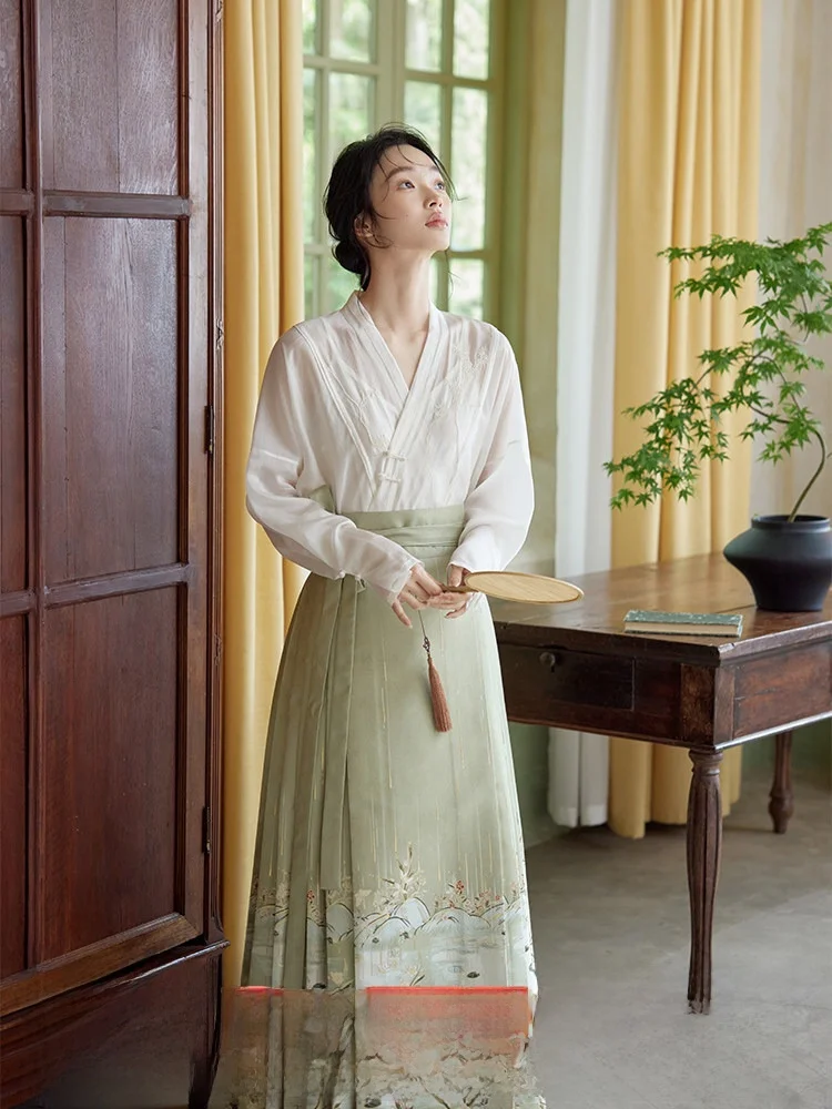 

Женский летний комплект с юбкой и хвостом в честь июля Evening Original Rainfall terglow Cross-Over ort irt, новый китайский комплект с юбкой на каждый день