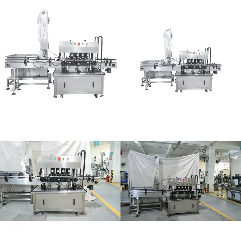 2026 hot sale Automatic Vertical Metal Cans Capping Aluminum Cans Machine Snacks, Nuts, Sweets High-efficiency Rotary Capping