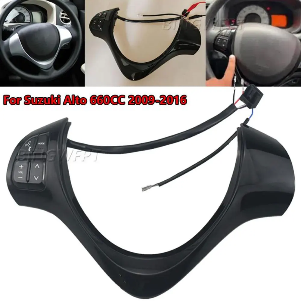 

Steering Wheel Button Switch With Backlight For Suzuki Alto 660CC 2009-2016 Volume Button, Song Button