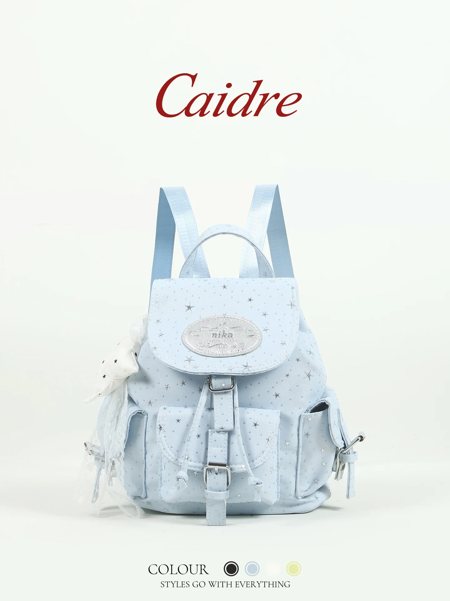 Caidre Starry  Lightweight Women's Backpack Commuter Travel Bag Large Capacity Bookbag Soft Handle Spring 2026 Collection